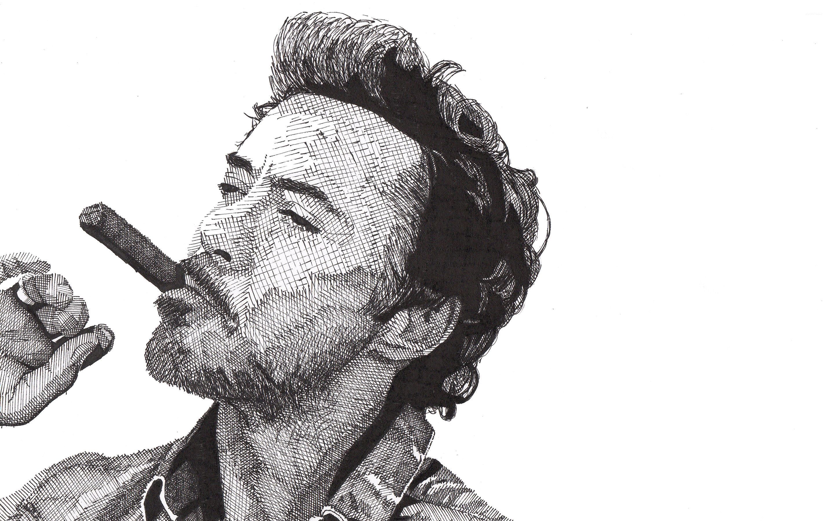 Robert Downey Jr With Segarate - HD Wallpaper 