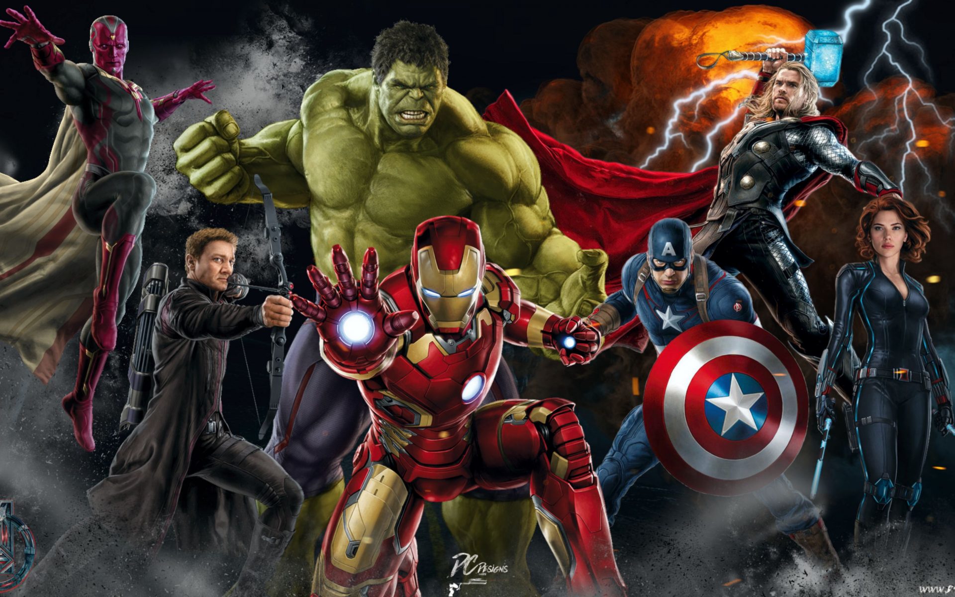 Avengers Superheroes - HD Wallpaper 