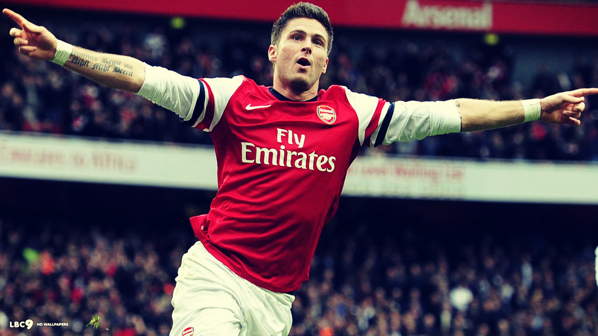 Giroud Arsenal Wallpaper - Arsenal - HD Wallpaper 
