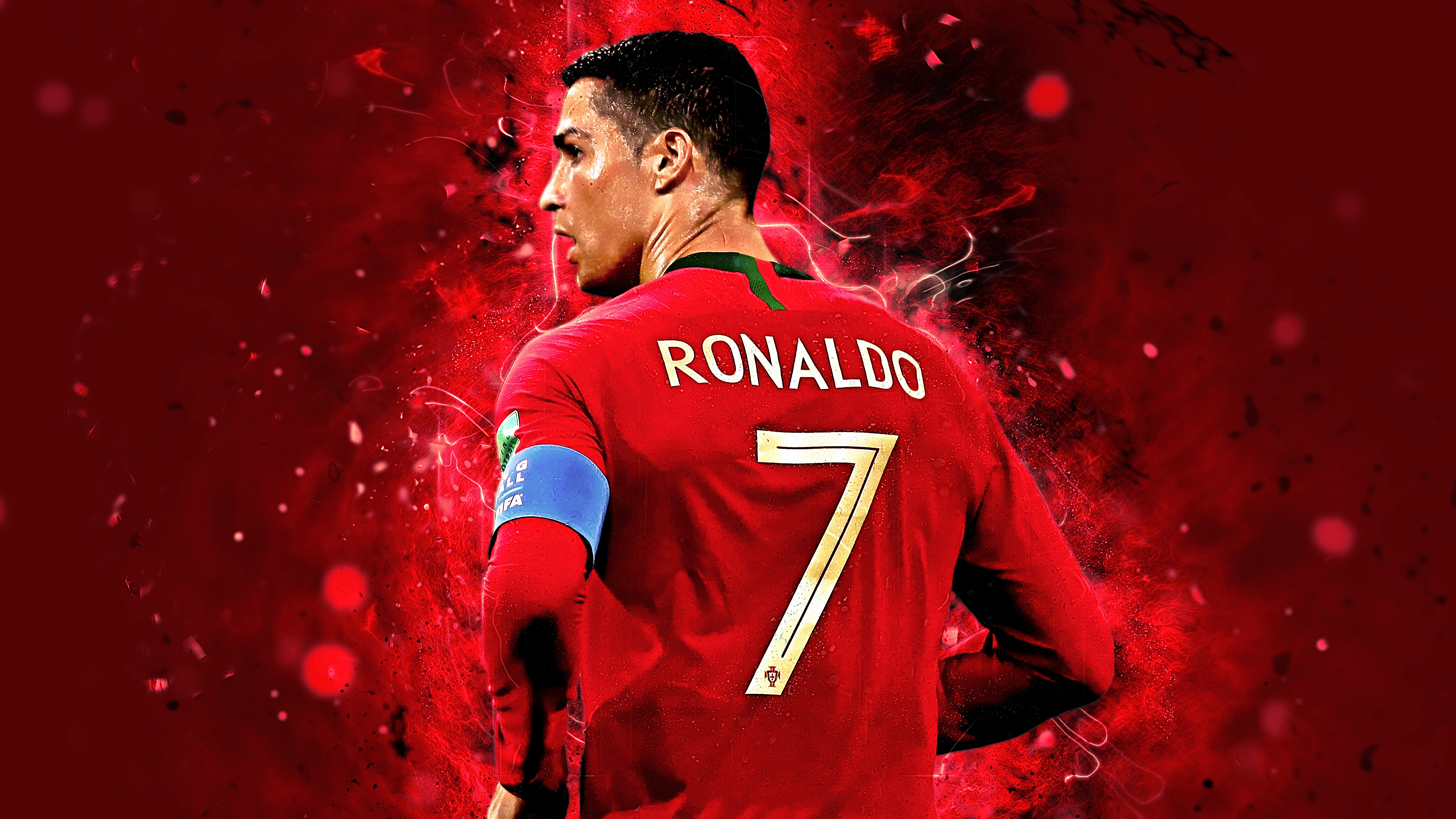 Cristiano Ronaldo Art - HD Wallpaper 