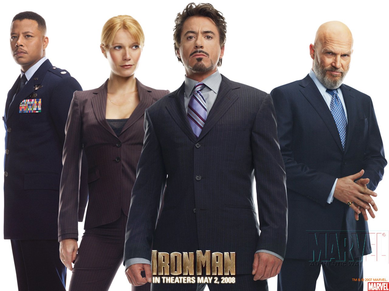 Posterhouzz Movie Iron Man Gwyneth Paltrow Robert Downey - Iron Man Cast - HD Wallpaper 