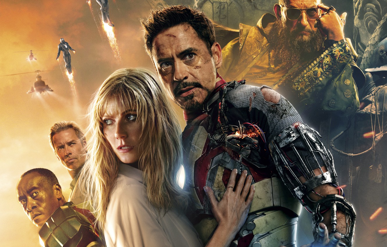 Photo Wallpaper Wallpaper, Fantasy, Robert Downey Jr, - Iron Man And Pepper Potts - HD Wallpaper 