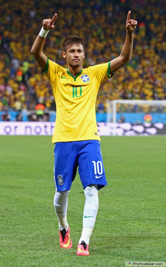 Neymar Brazil 2014 World Cup Photos Wallpapers G - Neymar Jr Brazil 2014 World Cup - HD Wallpaper 