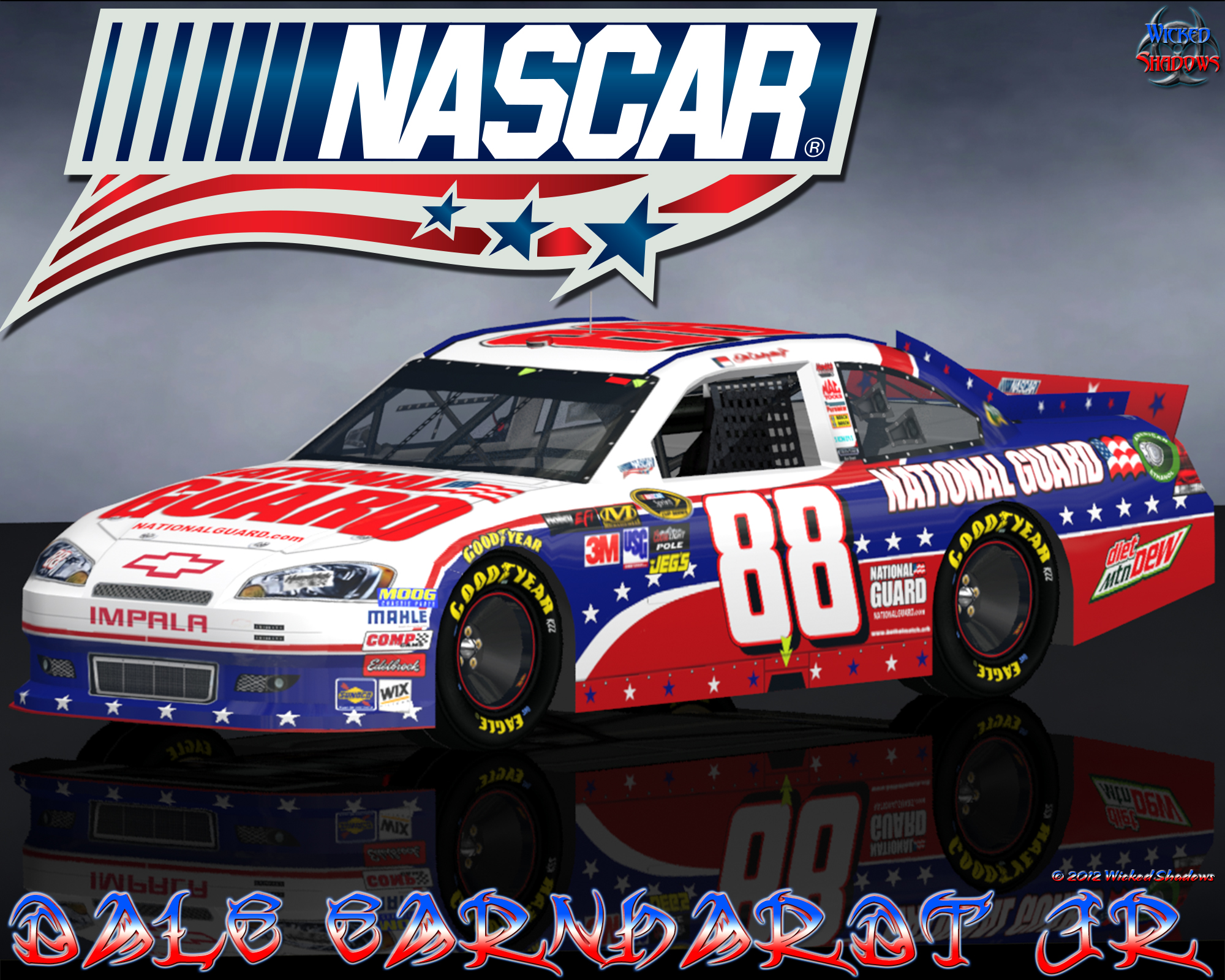 Nascar Salutes Logo - HD Wallpaper 