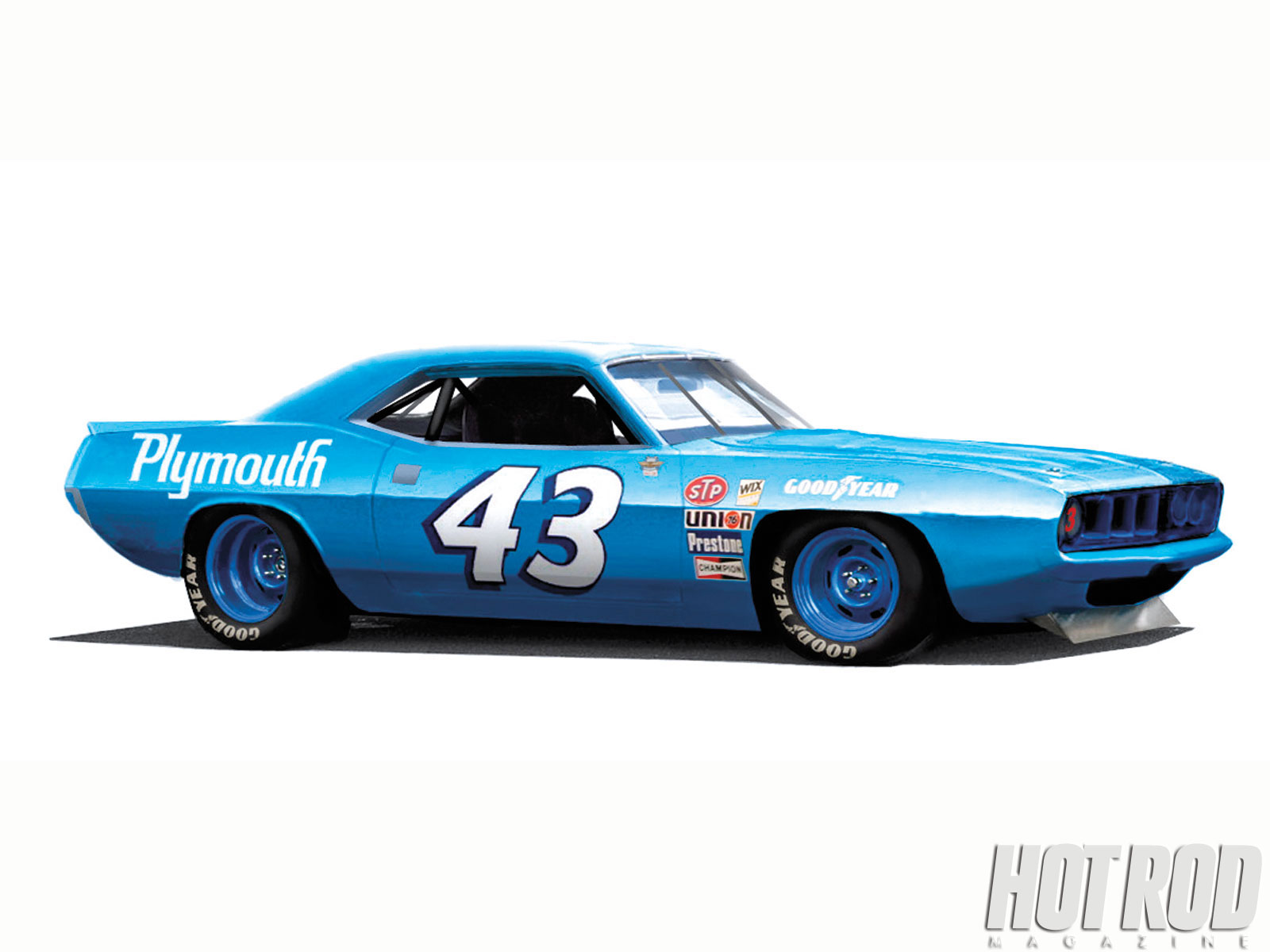 Nascar Wallpaper Download Nascar Wallpaper 
dale Earnhardt - Plymouth Hemi Cuda Richard Petty - HD Wallpaper 