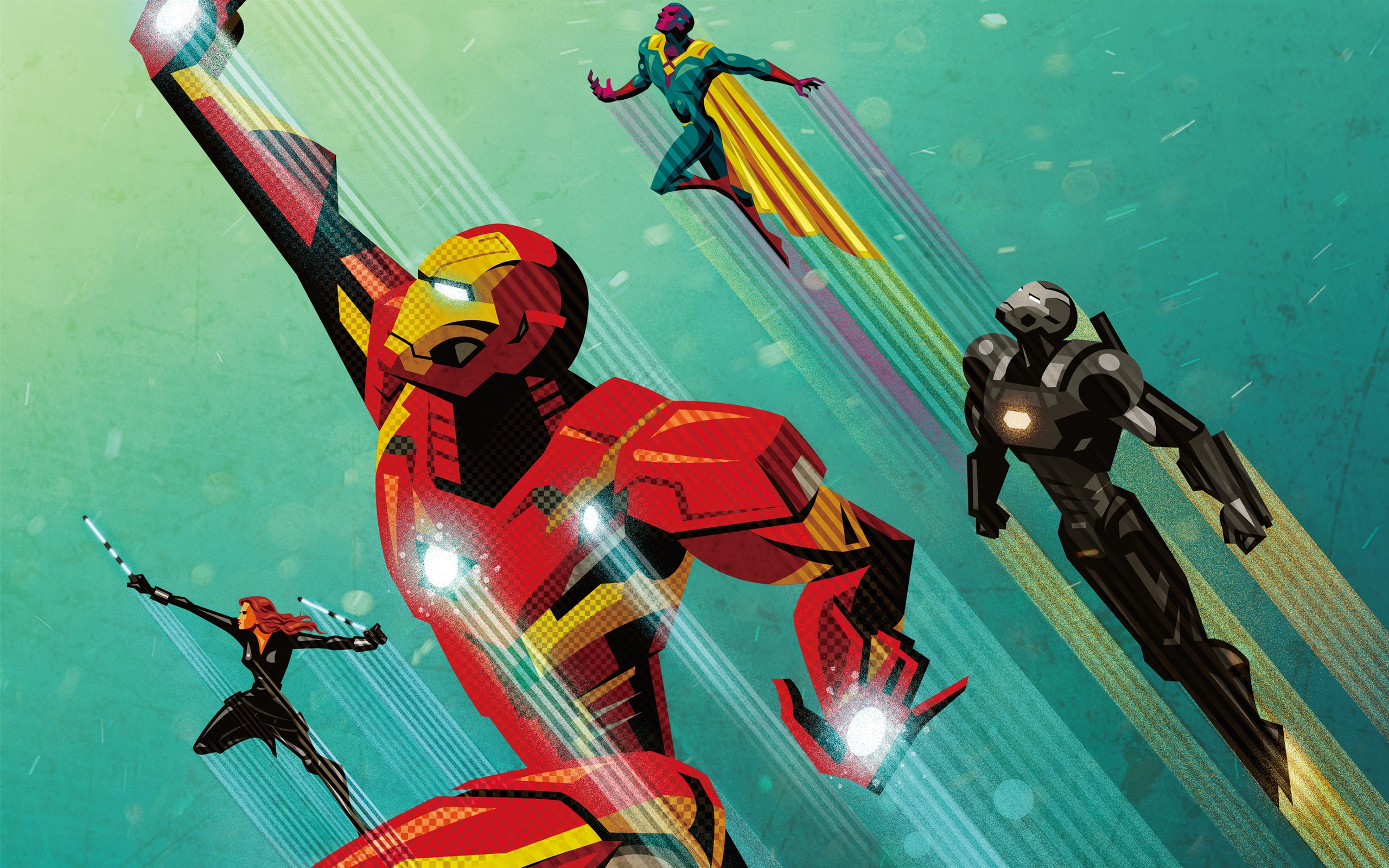 Movies / Iron Man Wallpaper 
 Data-src - Iron Man Vs Captain America Cartoon - HD Wallpaper 
