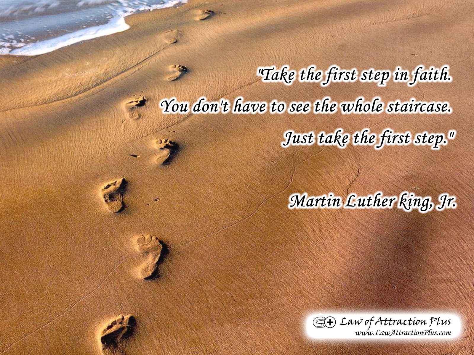 Take The First Step In Faith - Step By Step Quotes Success - HD Wallpaper 