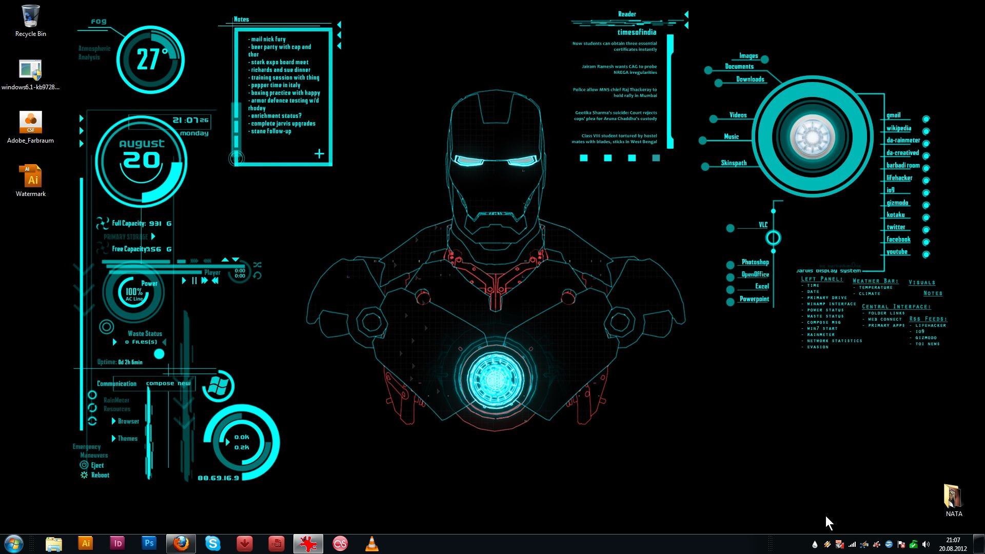 Iron Man Jarvis Wallpaper Hd Resolution 
 Data-src - Iron Man Jarvis - HD Wallpaper 