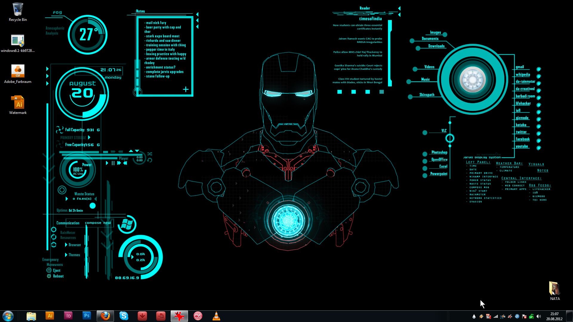 Iron Man Jarvis Wallpaper Hd Resolution 
 Data-src - Iron Man Jarvis - HD Wallpaper 