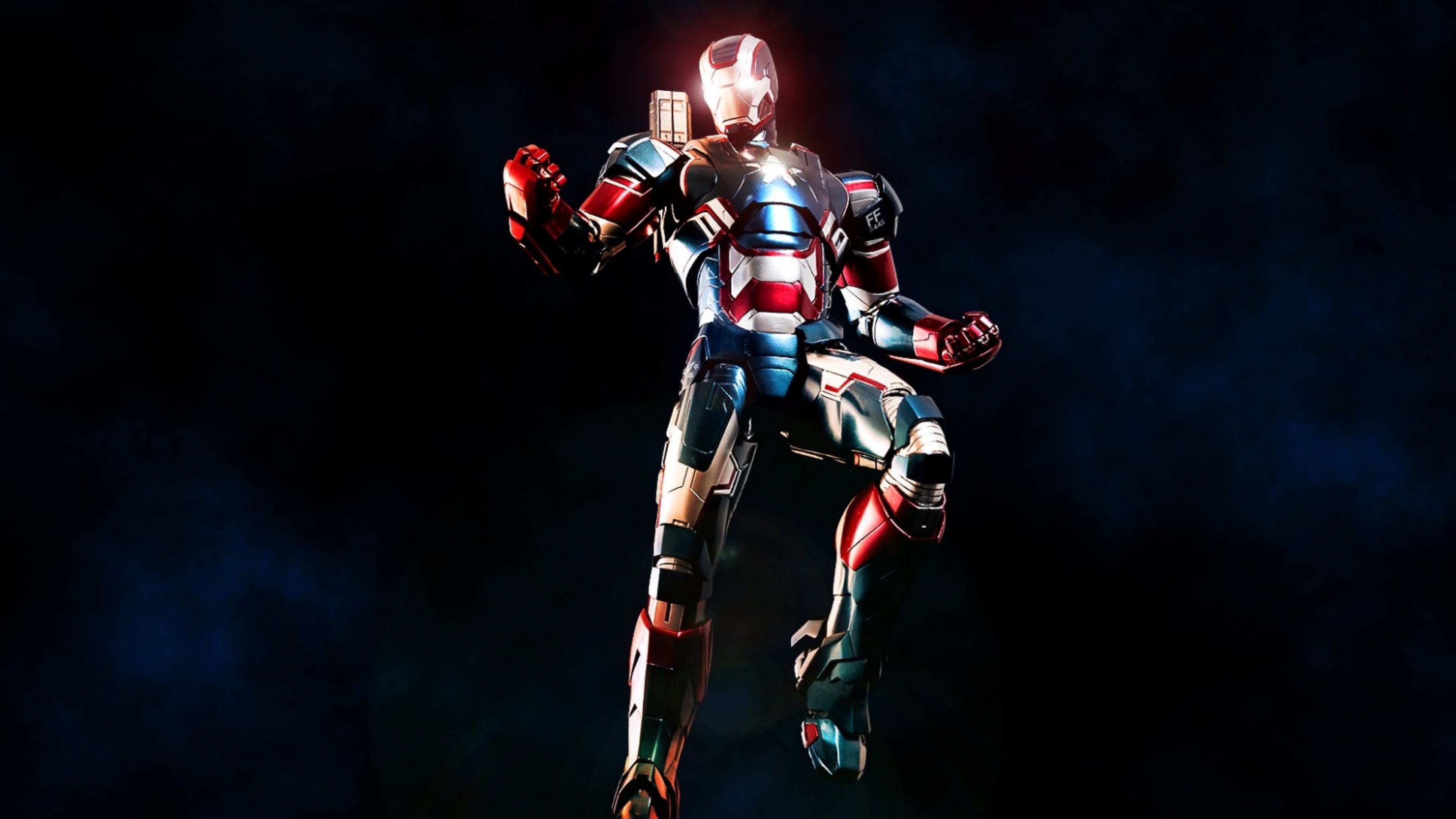 Iron Man Wallpaper Desktop For Free Wallpaper - Iron Patriot Wallpaper Hd - HD Wallpaper 