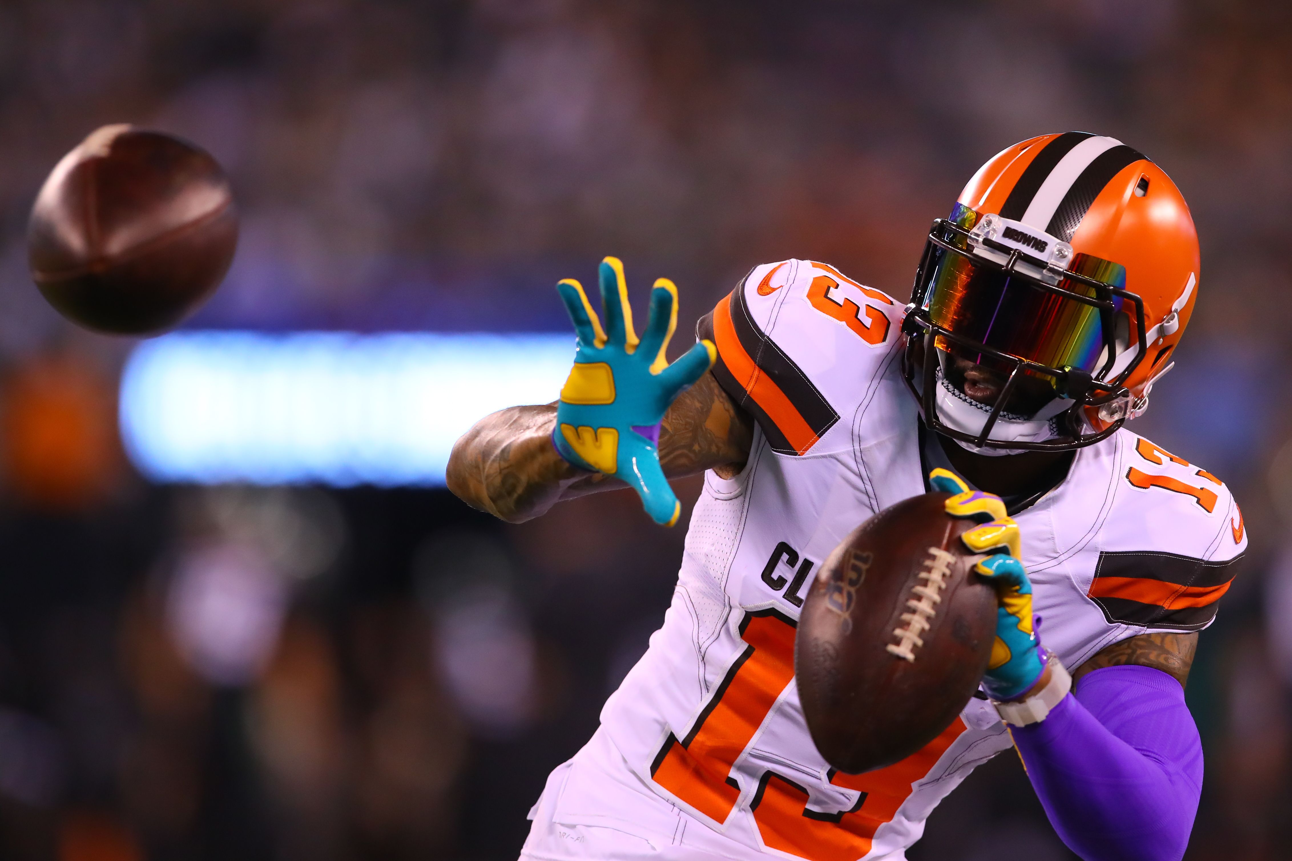 Odell Beckham Jr - Odell Beckham Jr With Visor - HD Wallpaper 