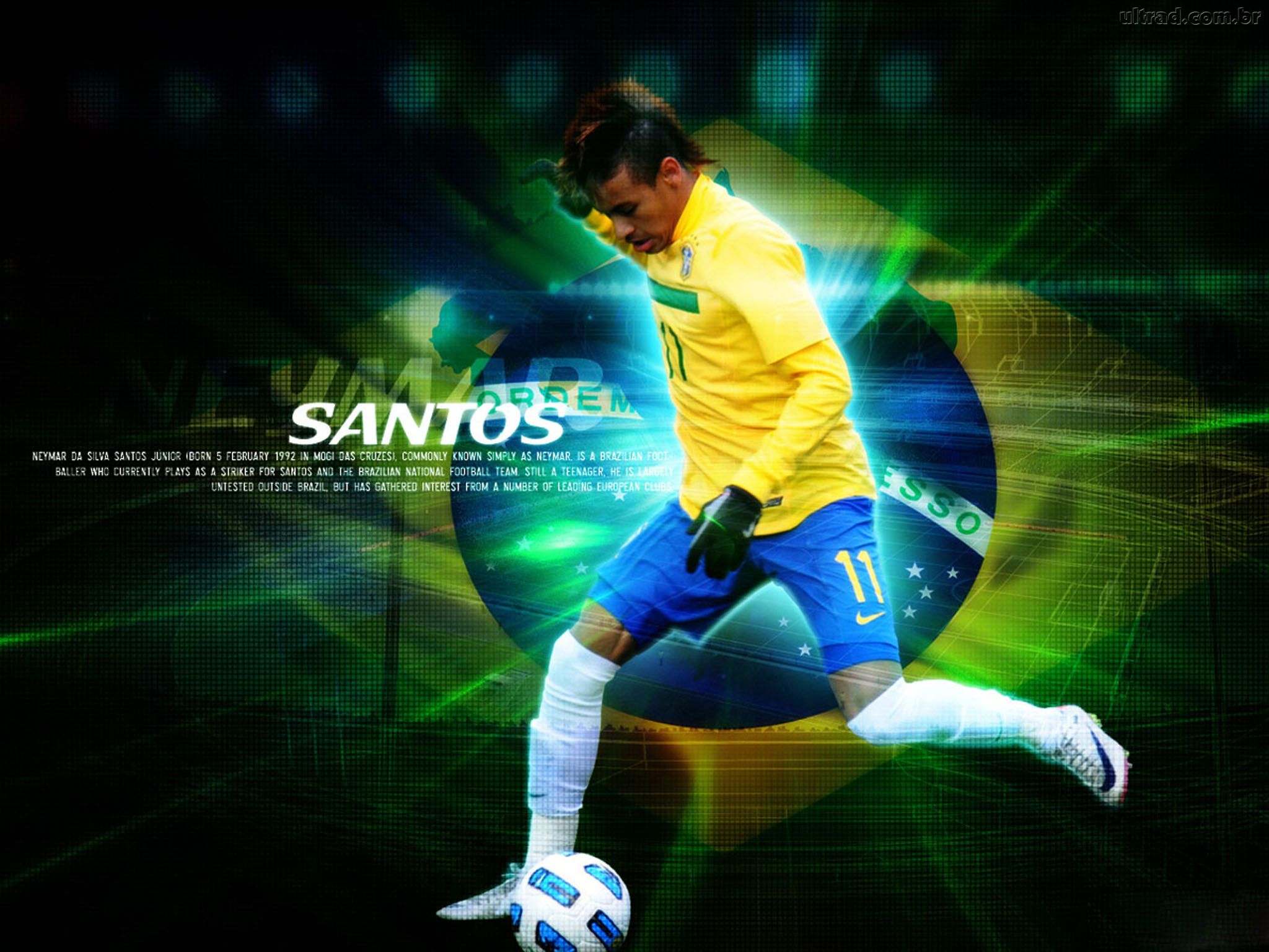 Brazil Neymar Da Silva - HD Wallpaper 