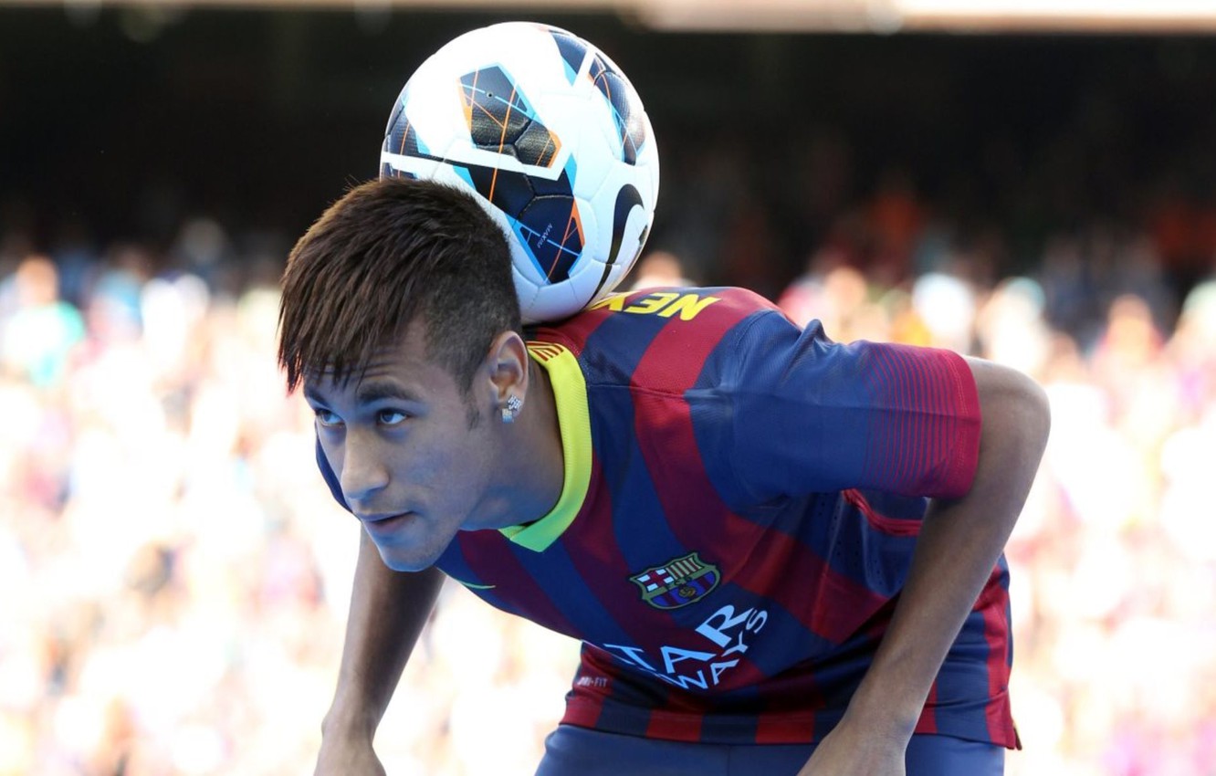 Photo Wallpaper Neymar Barcelona, Neymar Presentation, - Neymar Jr Full Hd - HD Wallpaper 