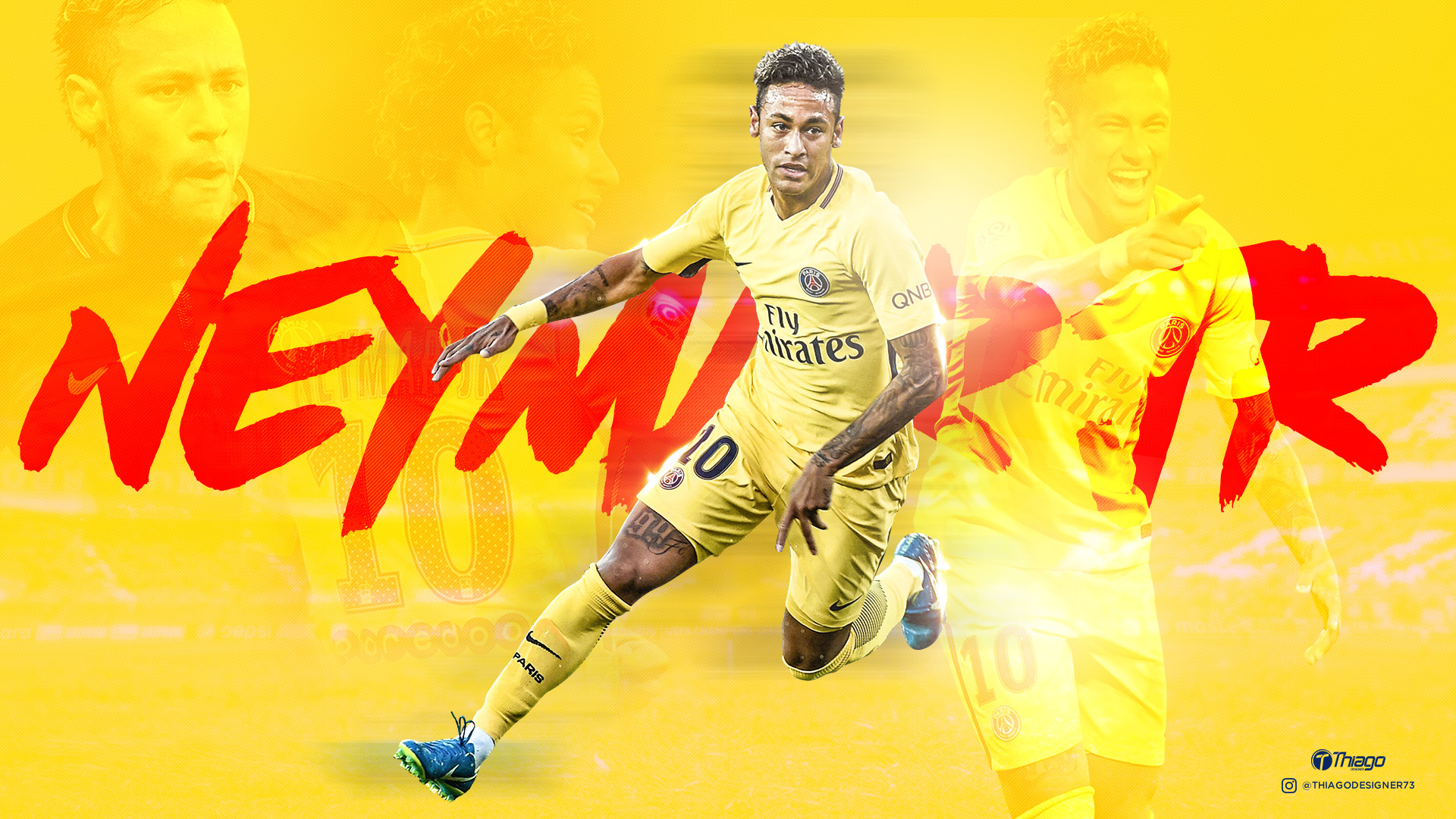 Wallpaper Neymar Jr Psg By Thiagojustino Wallpaper - Neymar Jr Psg Best - HD Wallpaper 