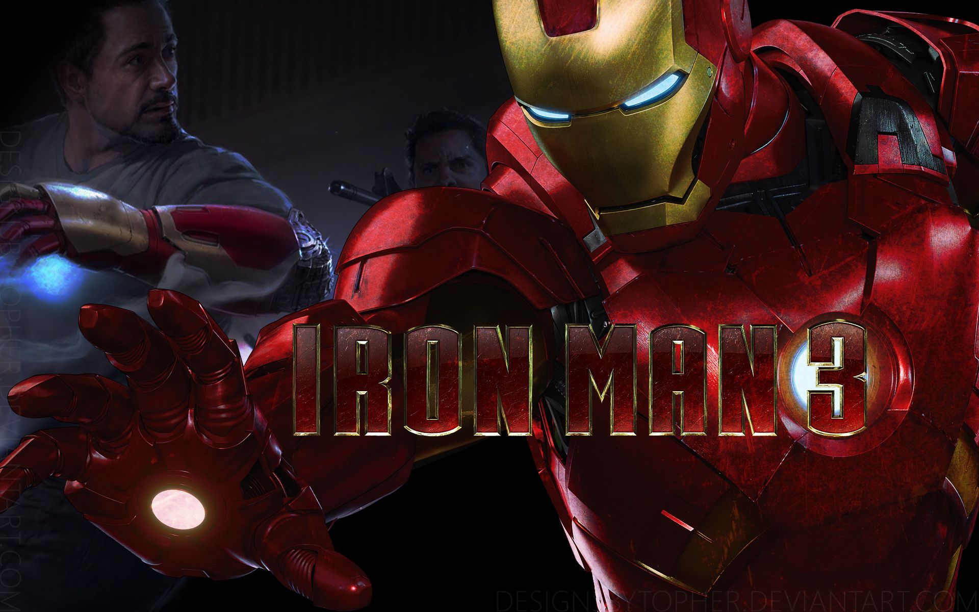 Iron Man 3 Movie Best Hd Wallpaper - Iron Man 1 Hd - HD Wallpaper 