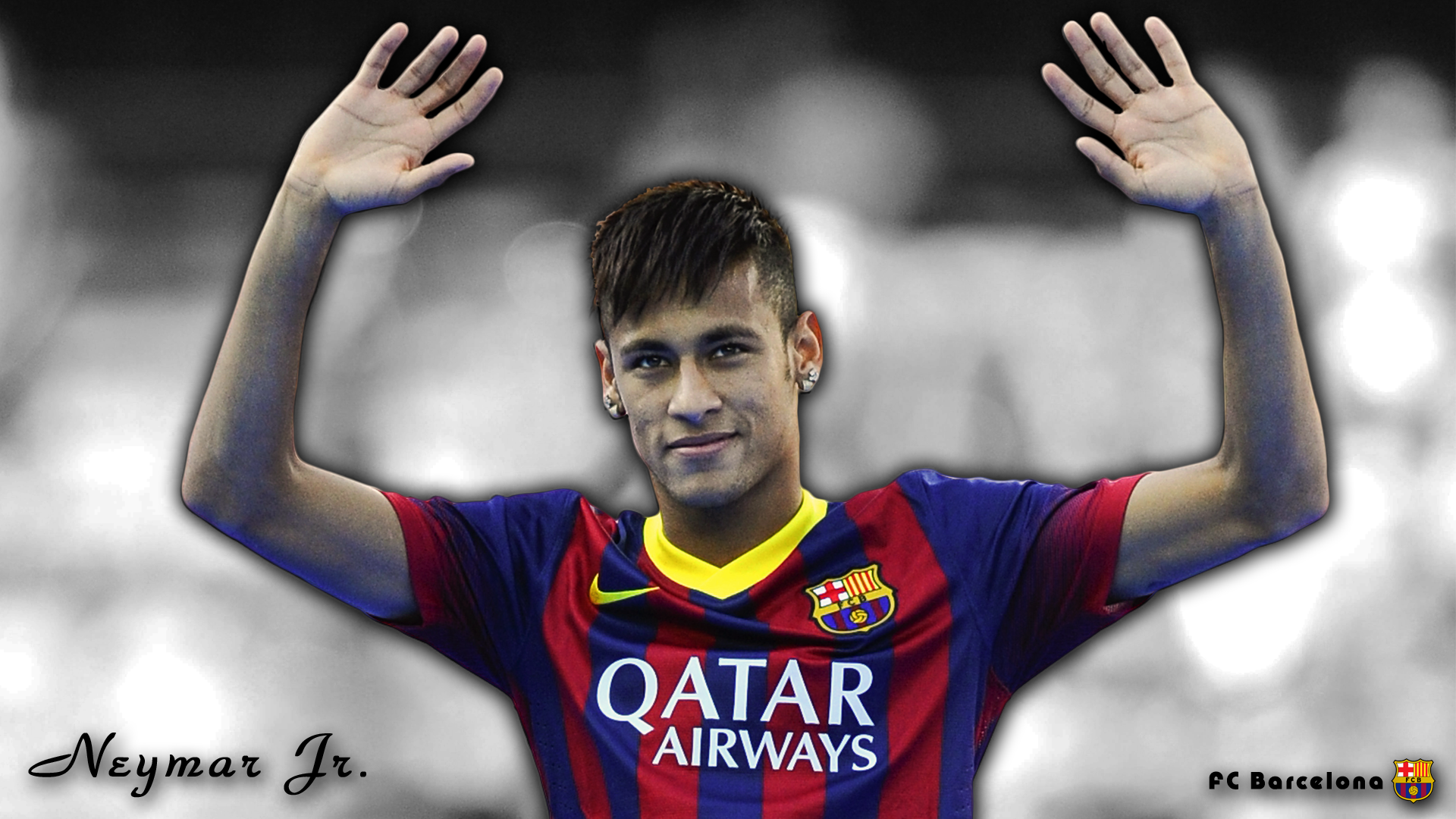 Neymar Full Hd Wallpaper - Football Player Neymar Hd - 1920x1080 Wallpaper  