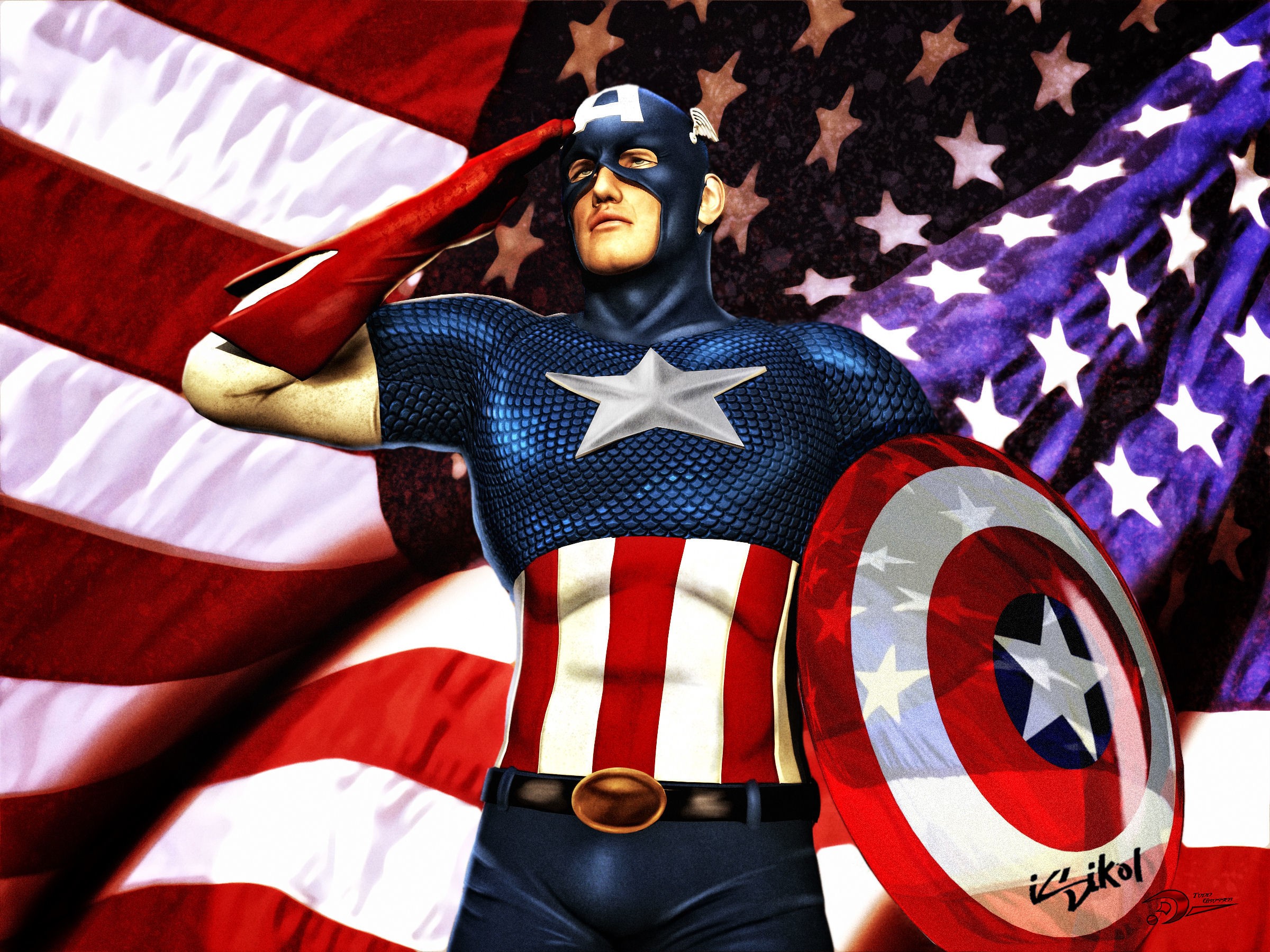 Capitan America Hd Comic - HD Wallpaper 