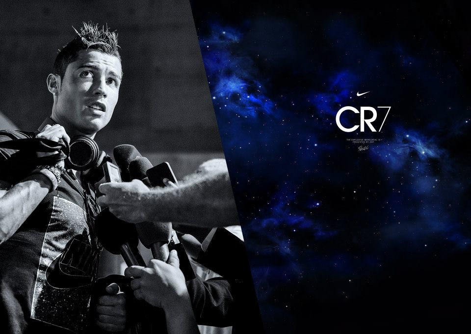 Cristiano Ronaldo Nike Galaxy - HD Wallpaper 