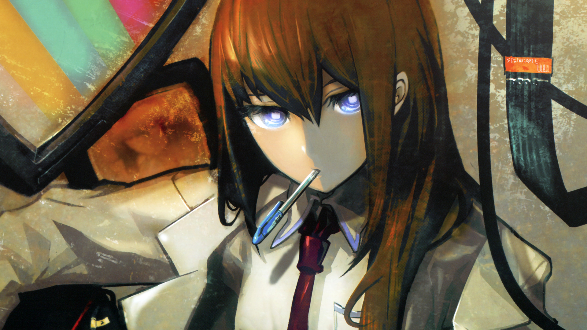 Anime Steins Gate Wallpaper Anime, Steins Gate - Steins Gate Red Hair Girl - HD Wallpaper 