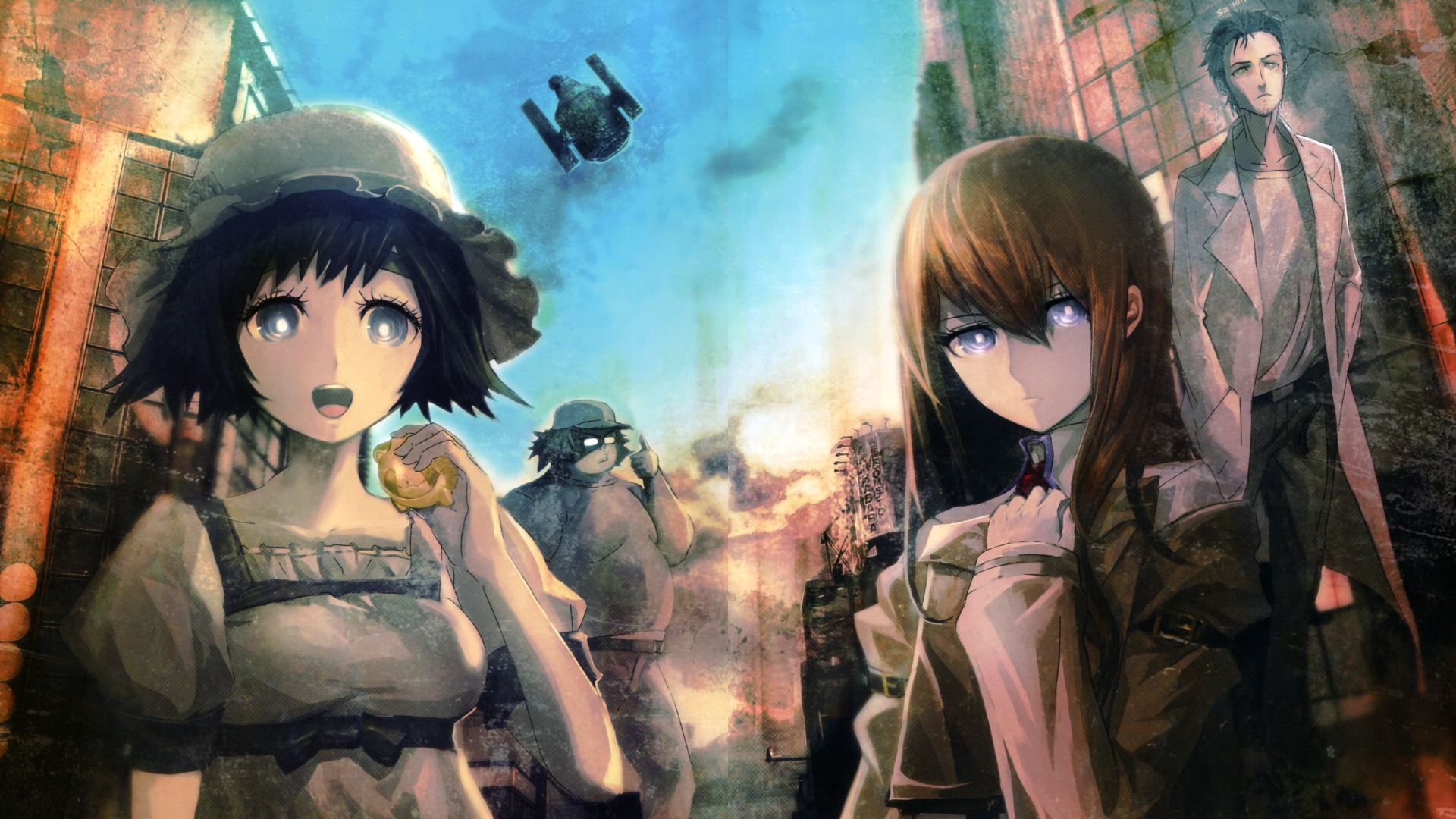 Steins Gate Visual Novel Art - HD Wallpaper 