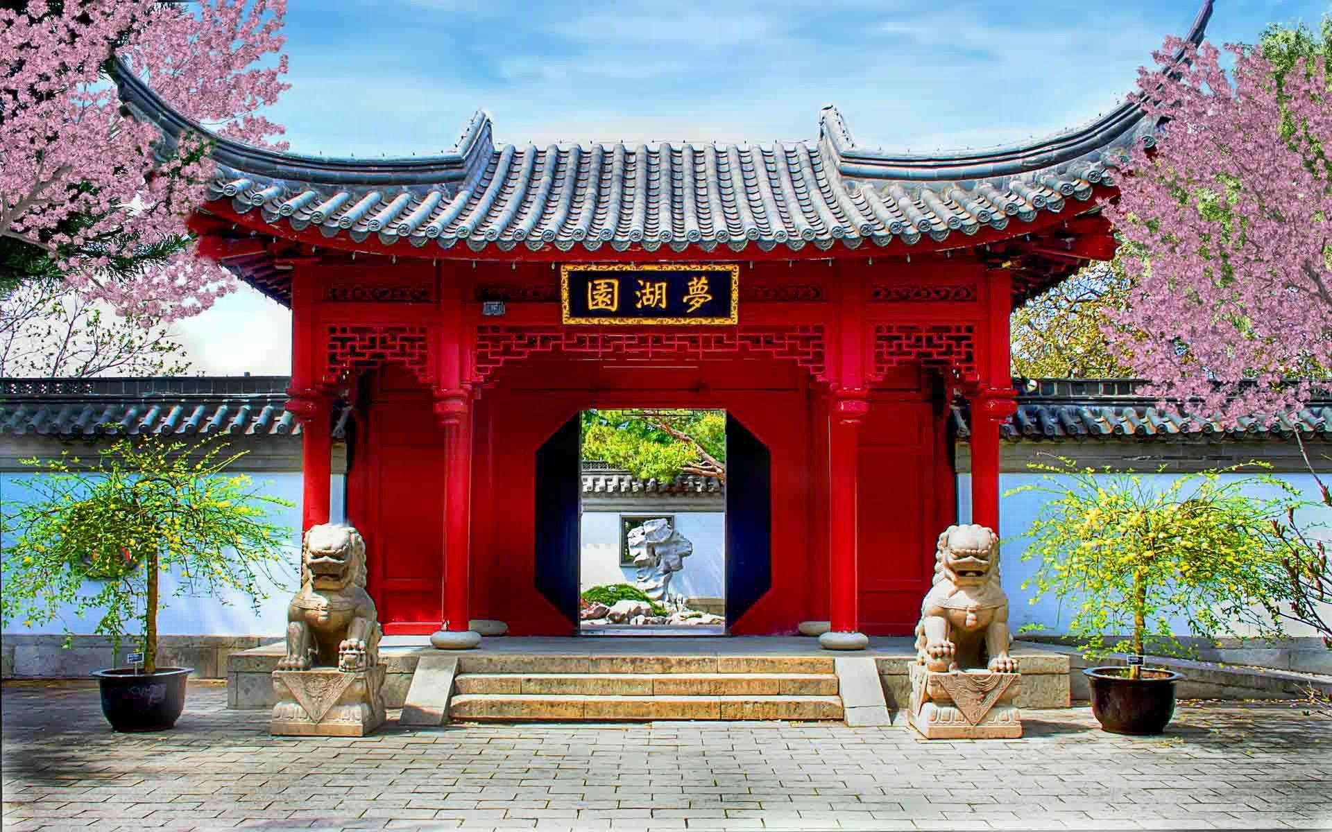 Temple Gate - Chinese Temple Wallpaper Hd - 1920x1200 Wallpaper Temple Gate - Chinese Temple Wallpaper Hd - 1920x1200 Wallpaper