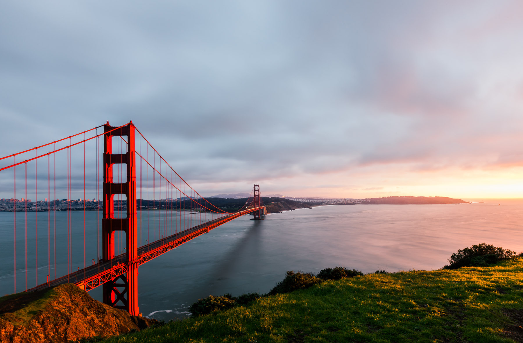 Gorgeous Golden Gate Wallpaper Desktop - HD Wallpaper 