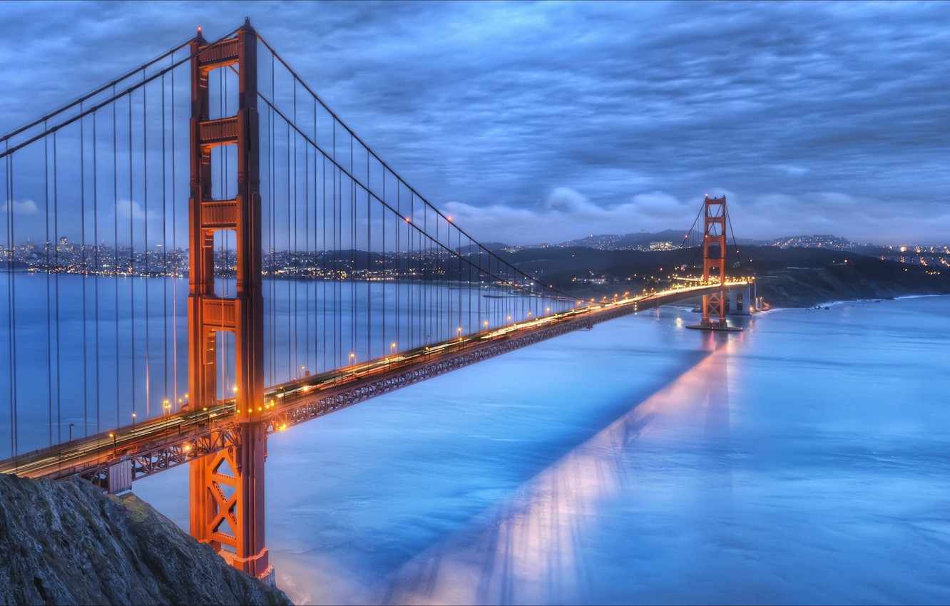 Photo Wallpaper City, San Francisco, Usa, Usa, Golden - Golden Gate Bridge - HD Wallpaper 