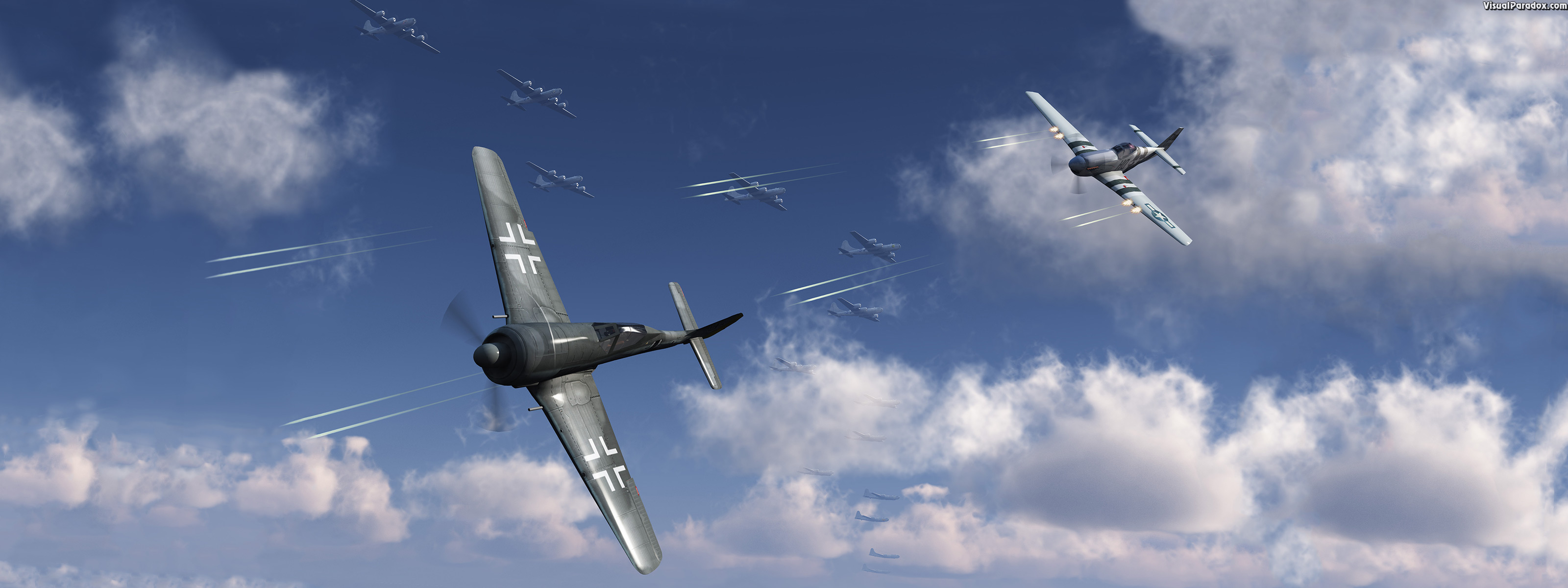 Dual Monitor Wallpaper Airplane - HD Wallpaper 