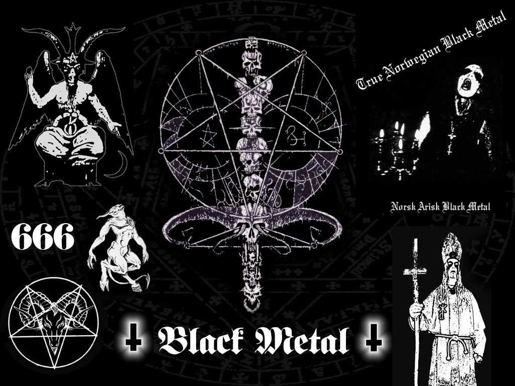 Black Metal Logo 666 - HD Wallpaper 