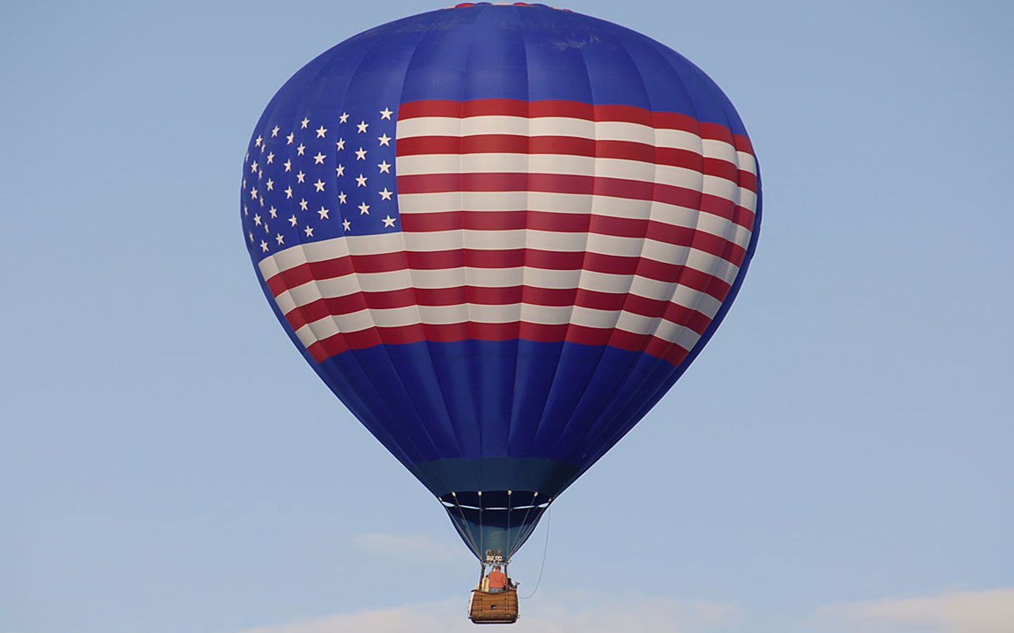 American Flag Flag Hot Air Balloon - HD Wallpaper 