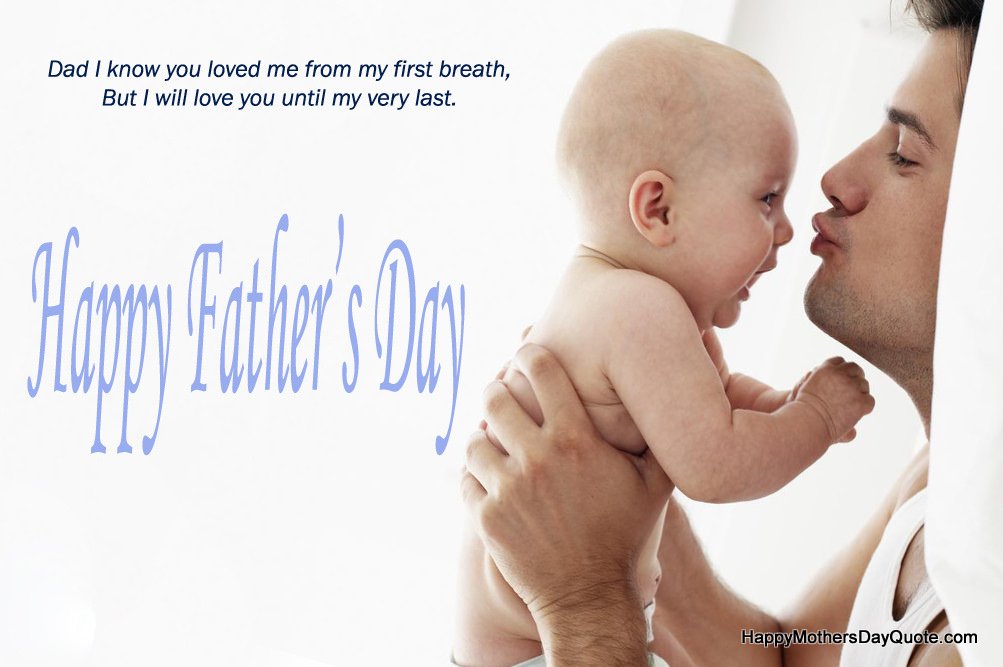 First Fathers Day Quote From Son - HD Wallpaper 