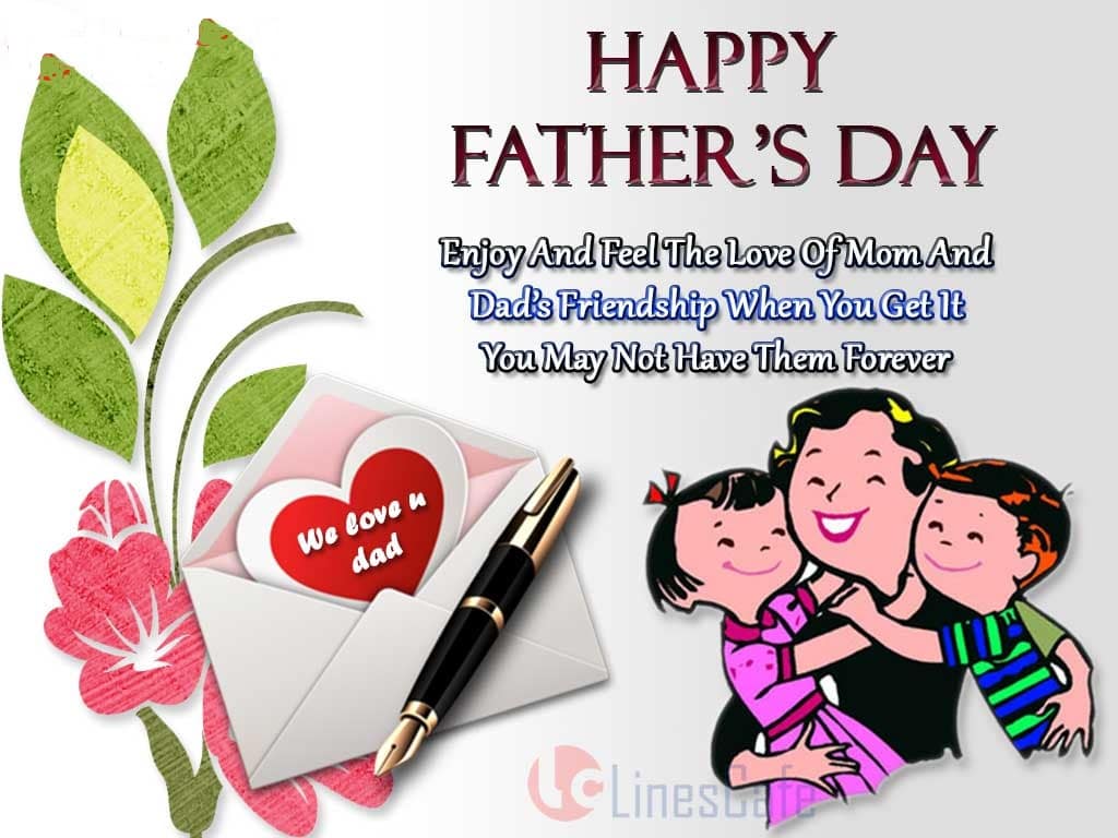 Fathers Day Images From Daughter - Cute Fathers Day Wishes From Daughter - HD Wallpaper 