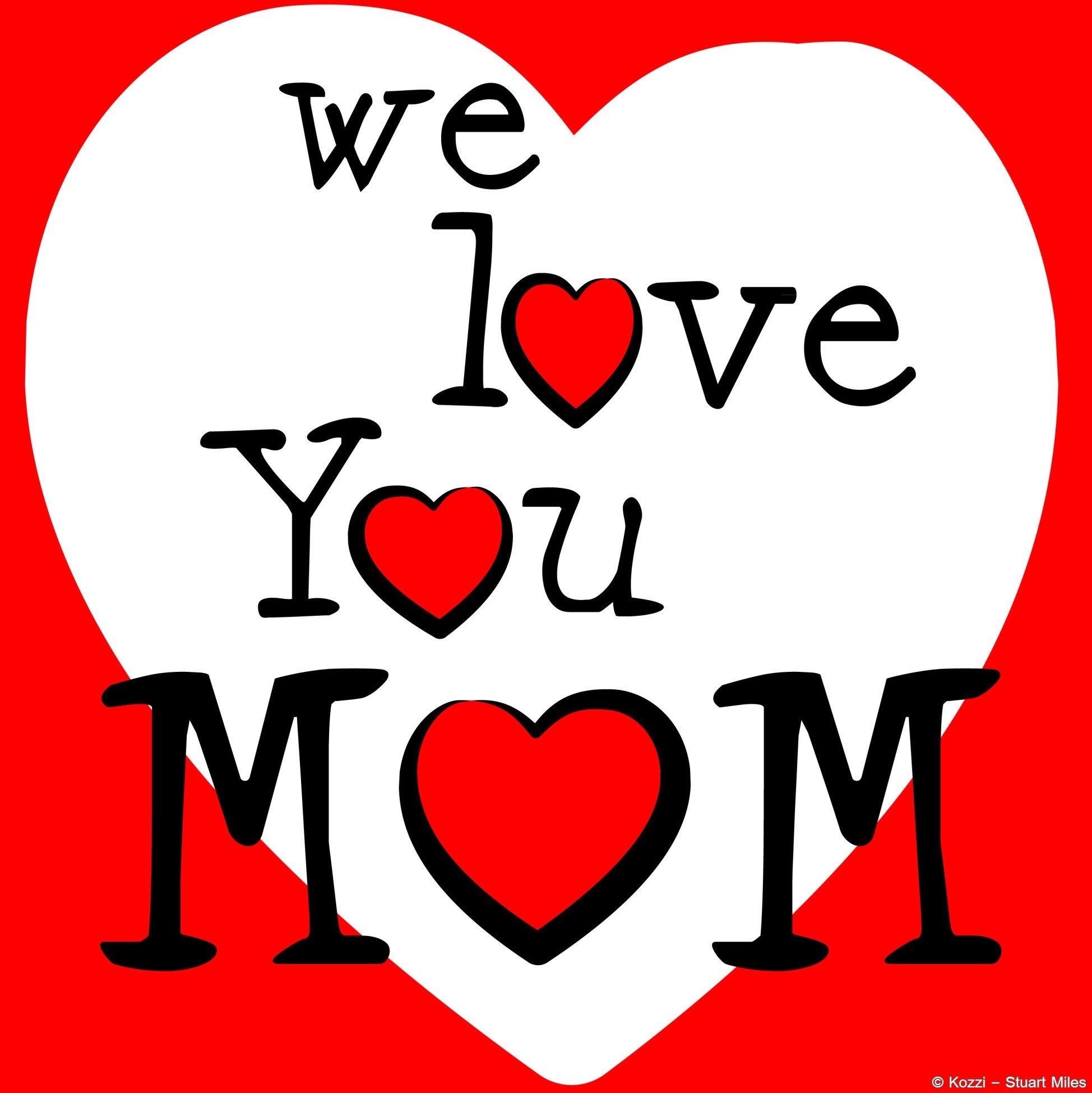 We Love You Mom - Love Wallpaper In Mom Dad - HD Wallpaper 