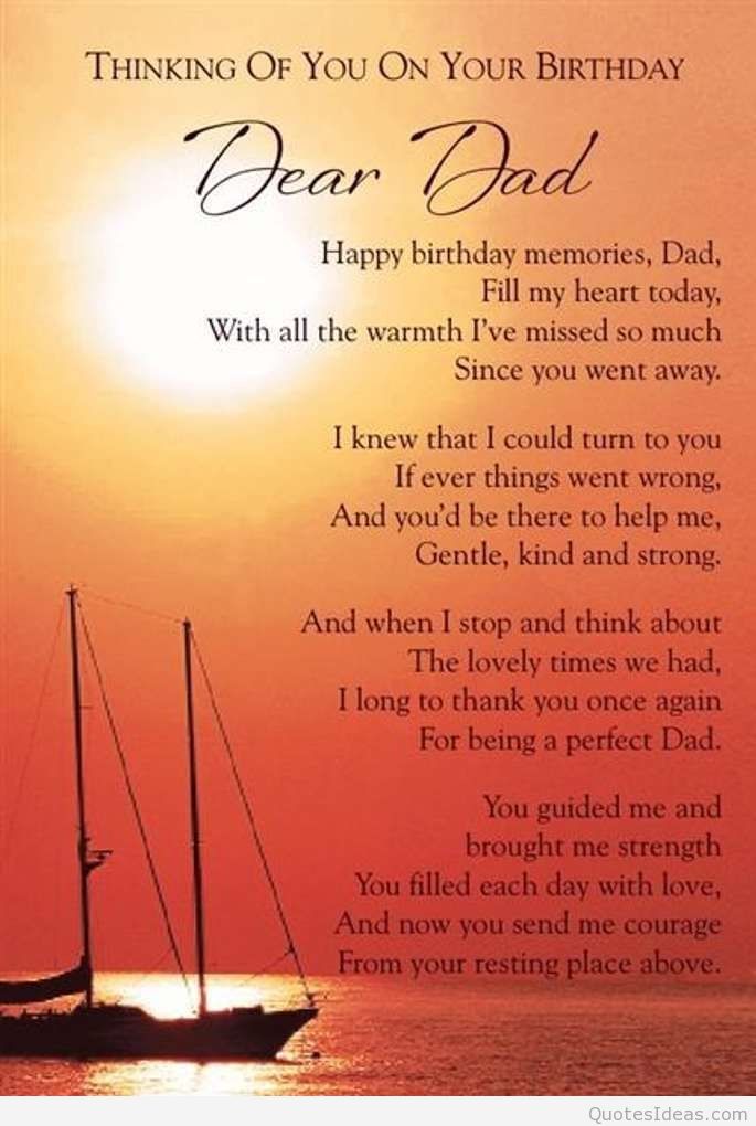 Happy Birthday Dad In Heaven Message - HD Wallpaper 