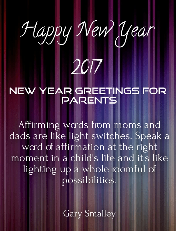 Happy New Year Wishes For Mom And Dad - New Wave - HD Wallpaper 
