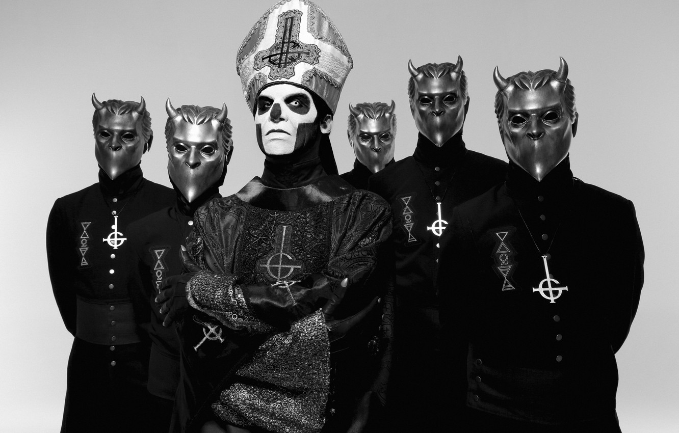 Photo Wallpaper Ghost, 2015, Nameless Ghouls, Papa - Nameless Ghoul Papa Emeritus 3 - HD Wallpaper 