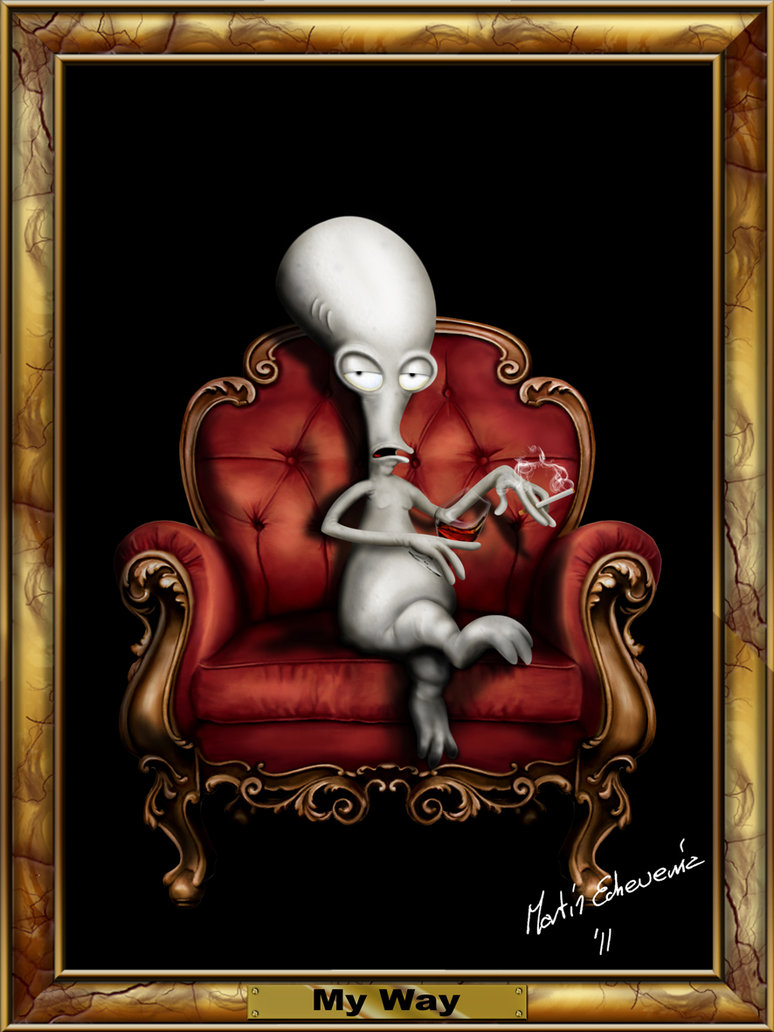 Posted Image - American Dad Roger Art - HD Wallpaper 