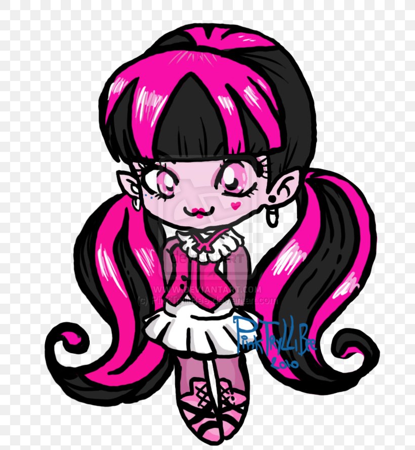 Monster High Frankie Stein Doll Desktop Wallpaper Clip - Monster High Draculaura Chibi - HD Wallpaper 