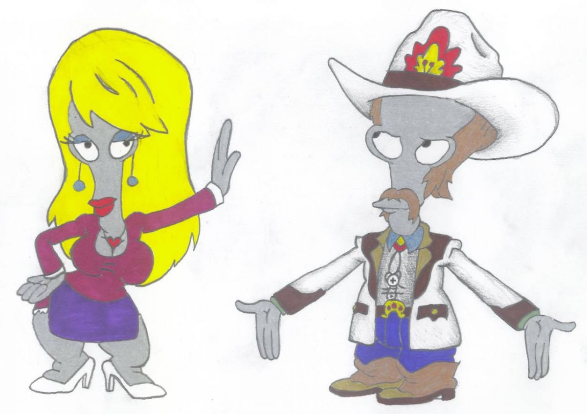 American Dad Drawings Roger - HD Wallpaper 