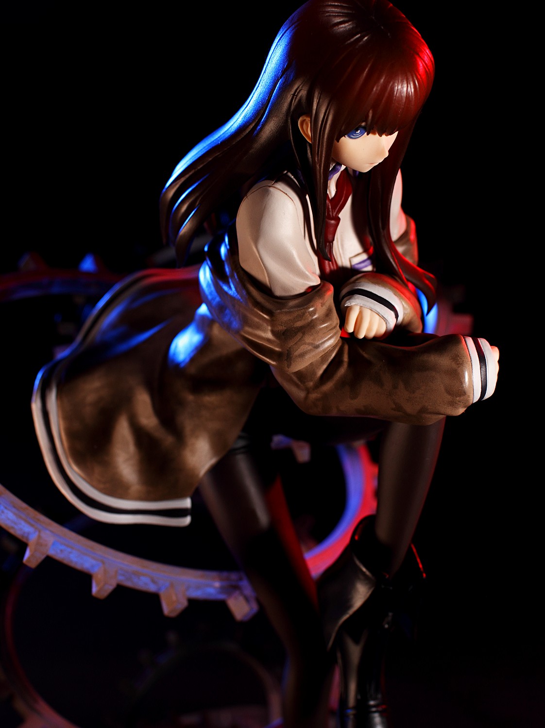 Makise Kurisu - Cartoon - HD Wallpaper 