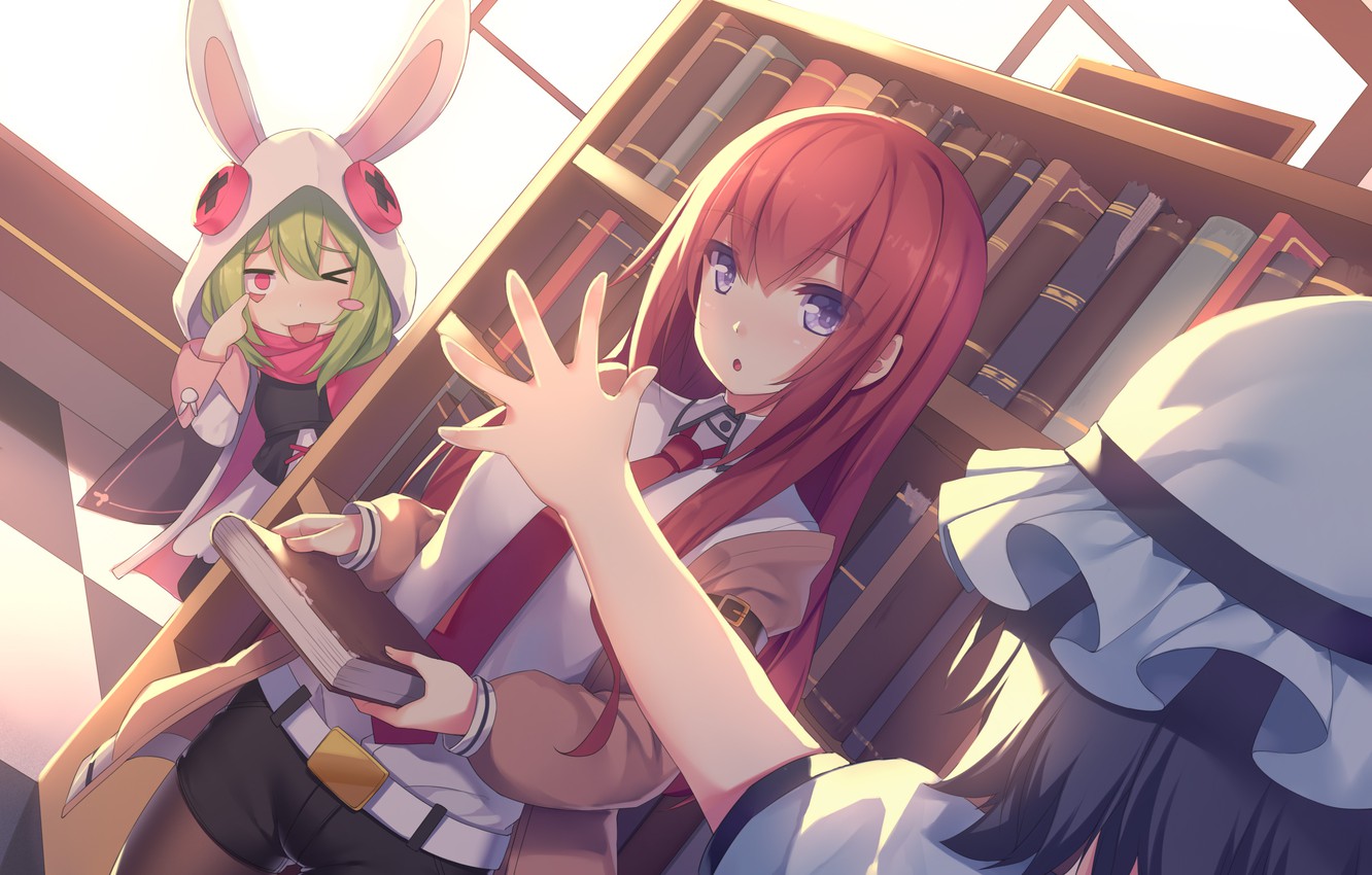 Photo Wallpaper Girls, Anime, Art, Stein S Gate - Steins Gate - HD Wallpaper 