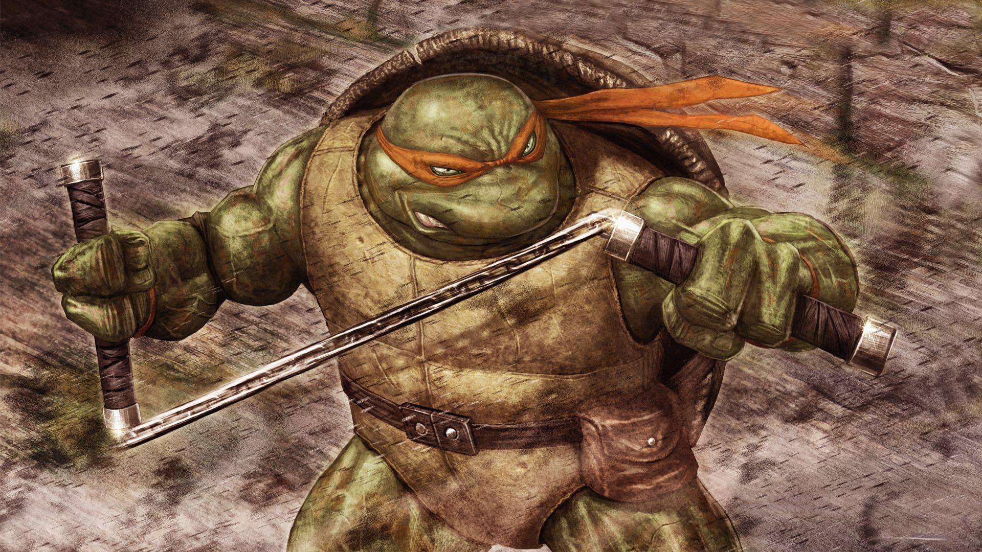 Teenage Mutant Ninja Turtles Michelangelo - HD Wallpaper 