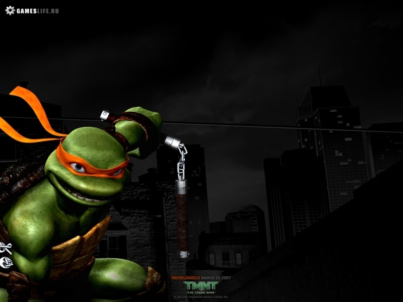 Michelangelo - Tmnt Michelangelo - HD Wallpaper 