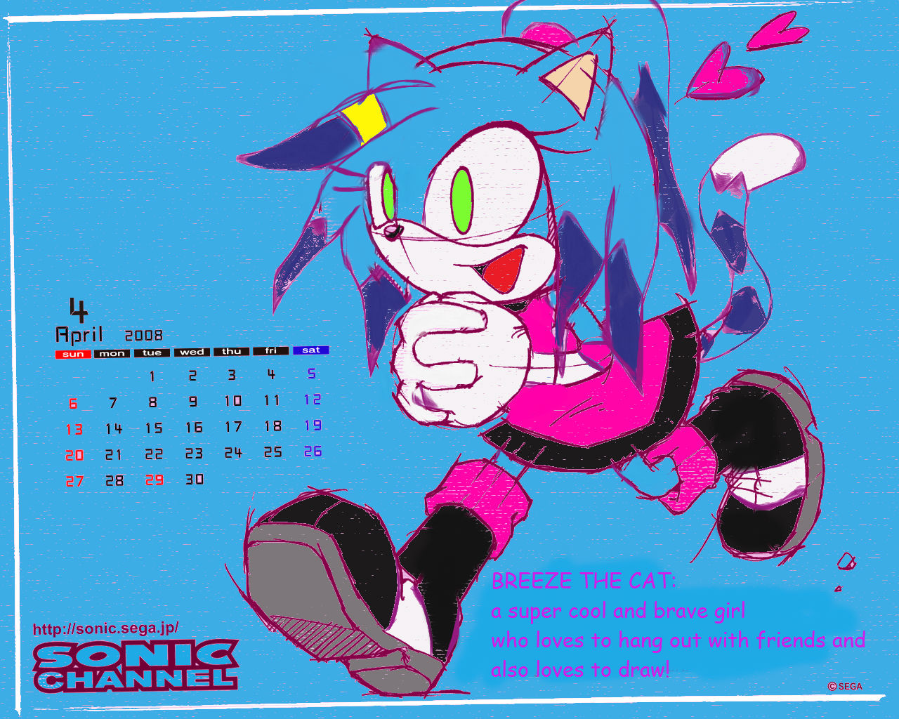 Breeze The Cat Channel - Sonic Channel - HD Wallpaper 