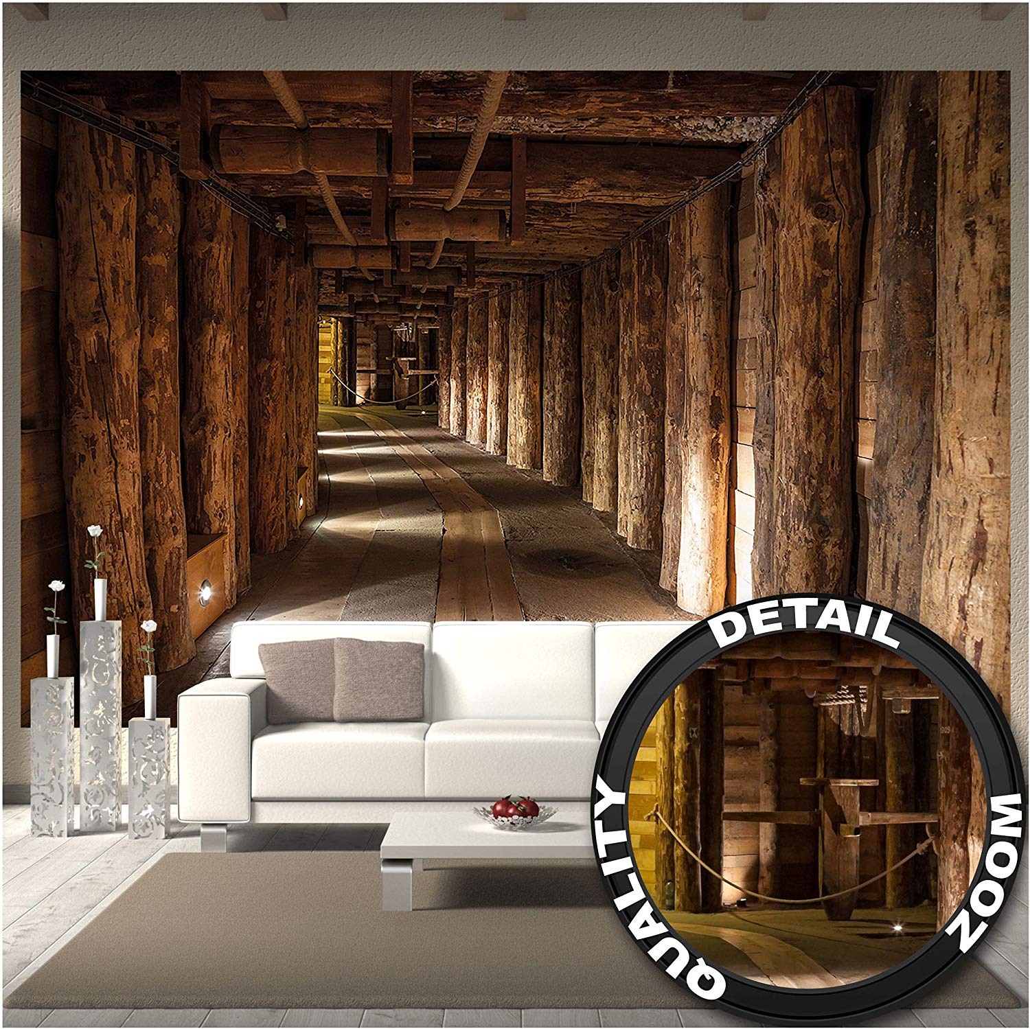 Salt Mine Mural - Mural Decoracion De Mina - HD Wallpaper 