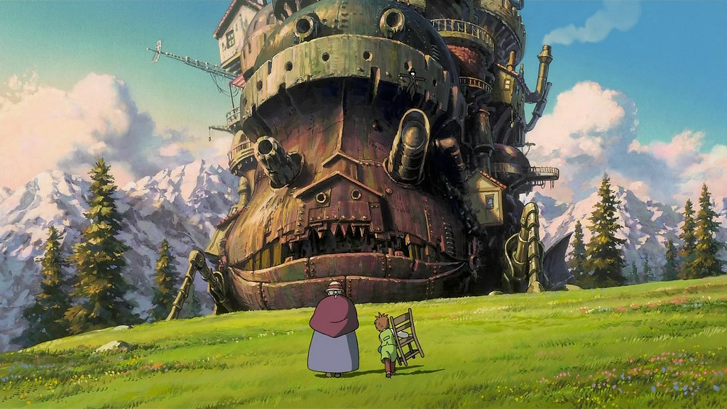 Howls Moving Castle Castle - HD Wallpaper 