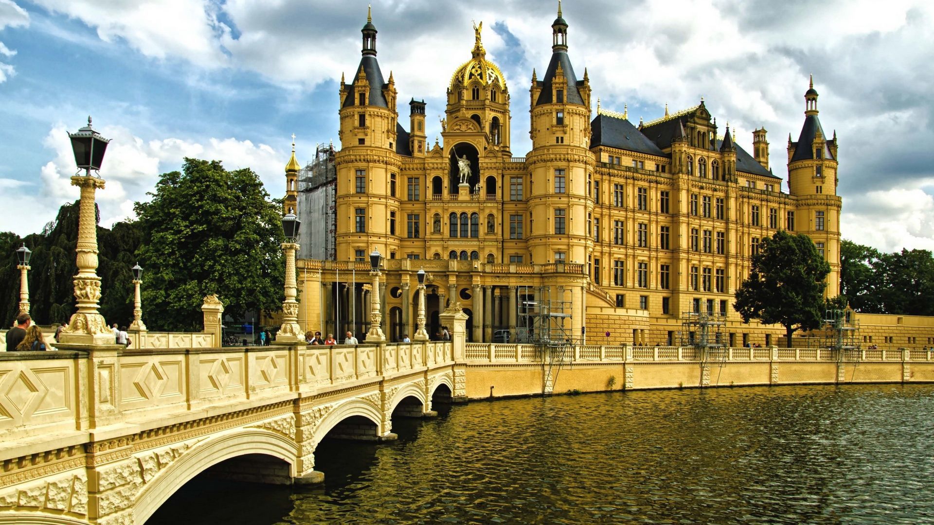 Schwerin Palace - Schwerin Castle - HD Wallpaper 