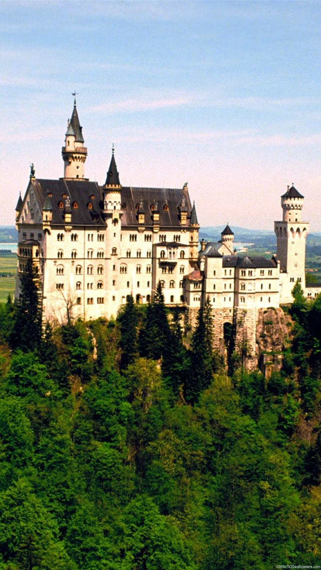 Castle Nature Germany Wallpapers Hd - Neuschwanstein Castle - HD Wallpaper 
