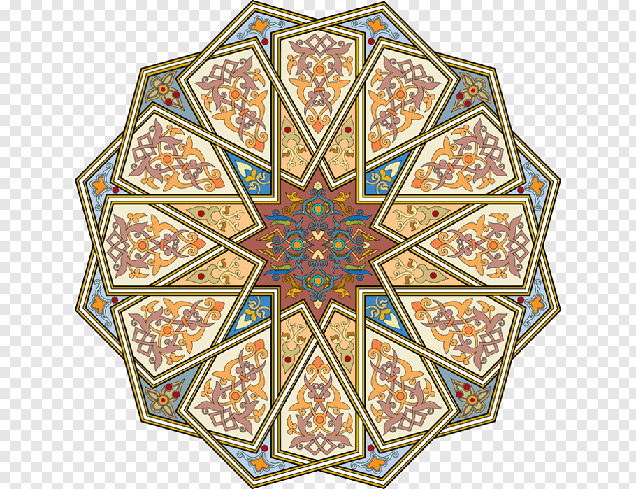 Multicolored Kaleidoscope, Islamic Geometric Patterns - Simple Islamic Art Arabesque - HD Wallpaper 