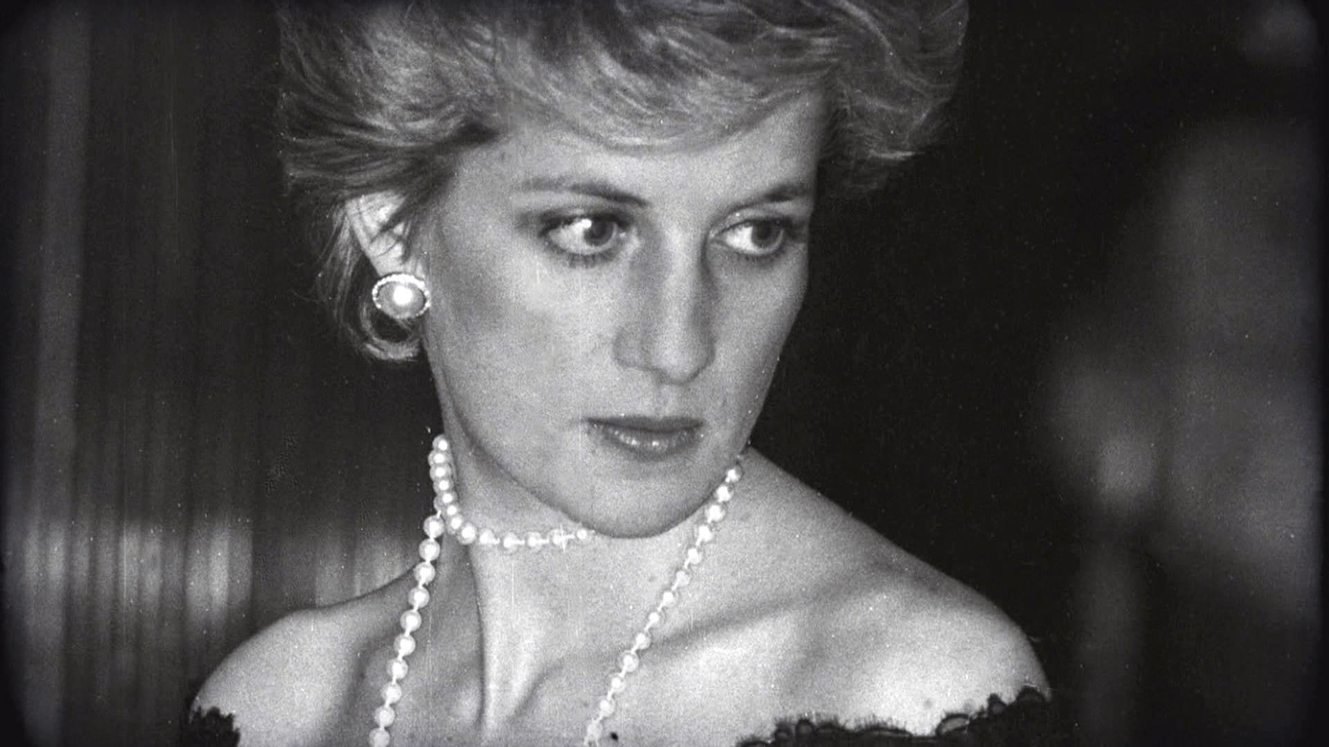 Background Princess Diana Black And White - HD Wallpaper 